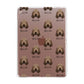Basset Fauve De Bretagne Icon with Name Apple iPad Rose Gold Case