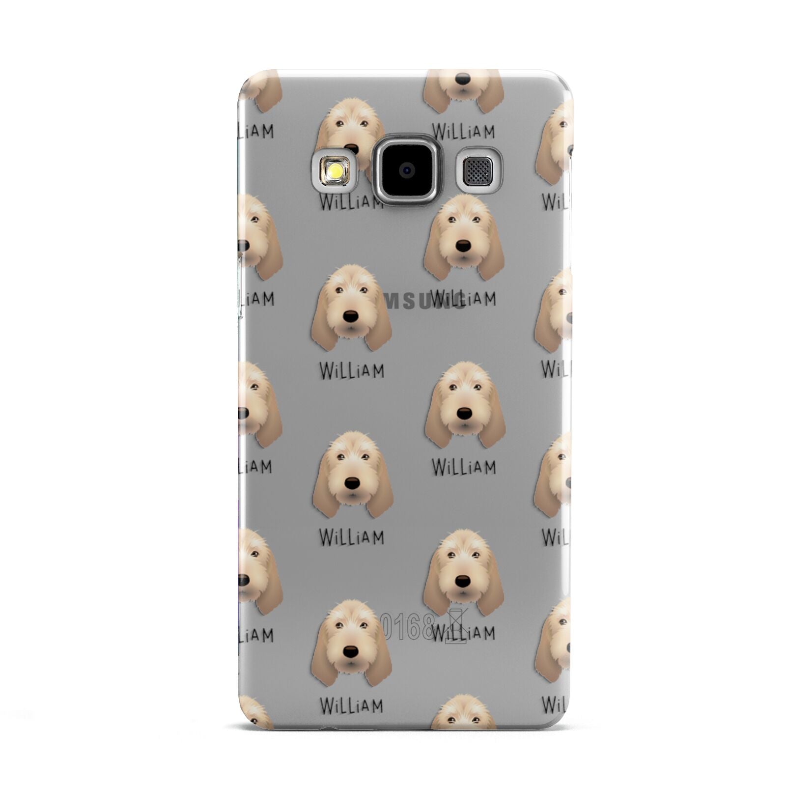 Basset Fauve De Bretagne Icon with Name Samsung Galaxy A5 Case