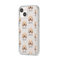 Basset Fauve De Bretagne Icon with Name iPhone 14 Clear Tough Case Starlight Angled Image