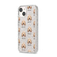 Basset Fauve De Bretagne Icon with Name iPhone 14 Glitter Tough Case Starlight Angled Image