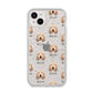 Basset Fauve De Bretagne Icon with Name iPhone 14 Plus Glitter Tough Case Starlight