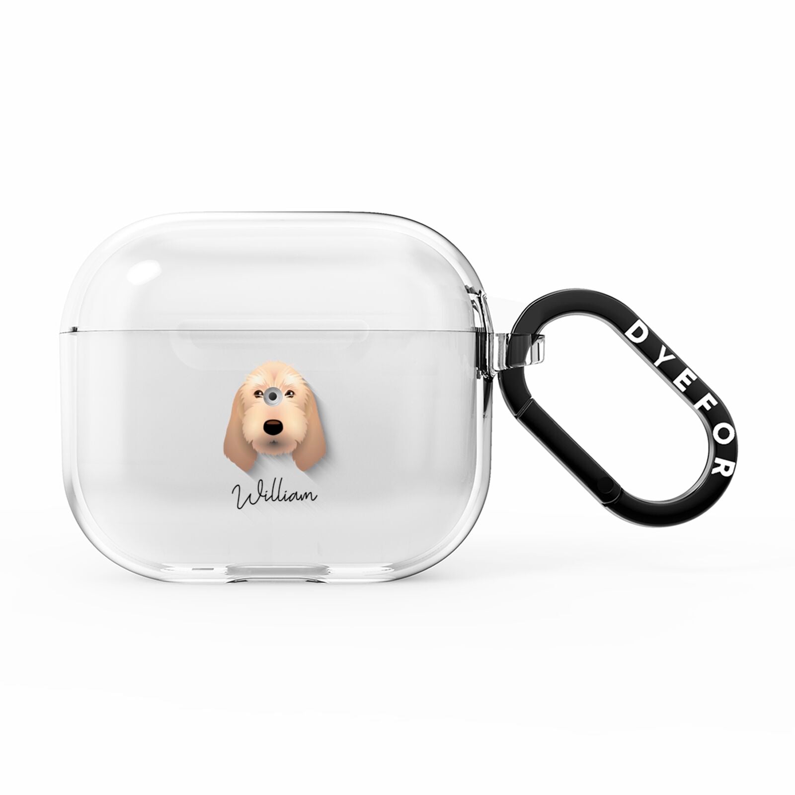 Basset Fauve De Bretagne Personalised AirPods Clear Case 3rd Gen