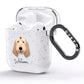 Basset Fauve De Bretagne Personalised AirPods Glitter Case Side Image