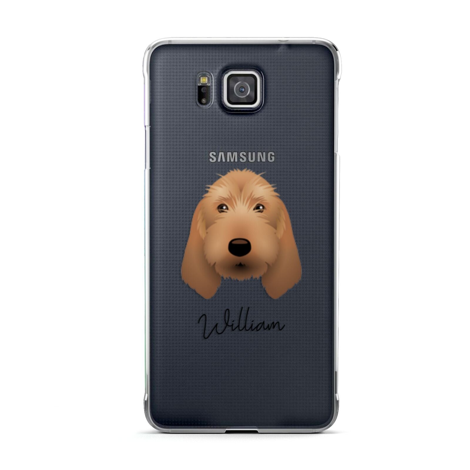 Basset Fauve De Bretagne Personalised Samsung Galaxy Alpha Case