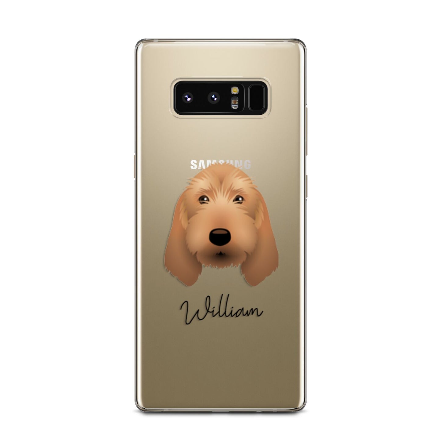 Basset Fauve De Bretagne Personalised Samsung Galaxy Note 8 Case