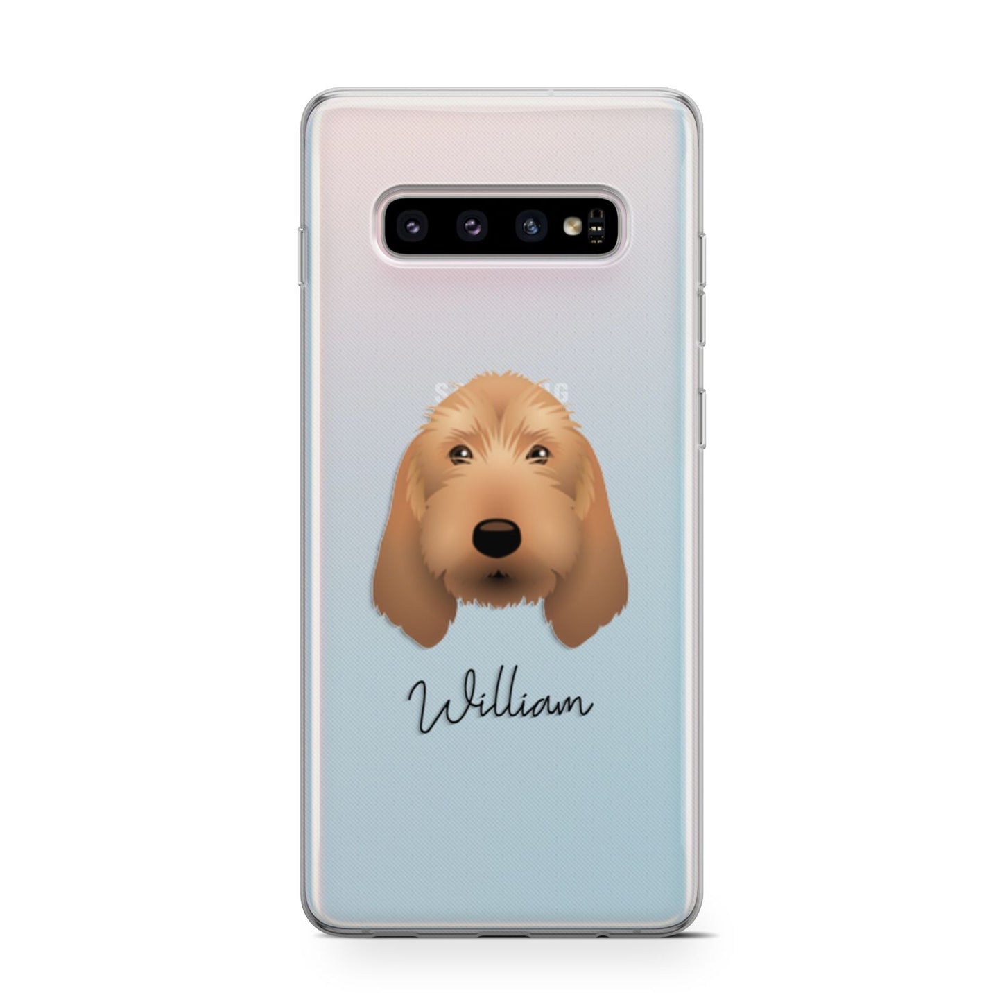 Basset Fauve De Bretagne Personalised Samsung Galaxy S10 Case