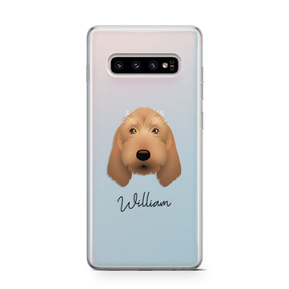 Basset Fauve De Bretagne Personalised Samsung Galaxy S10 Case