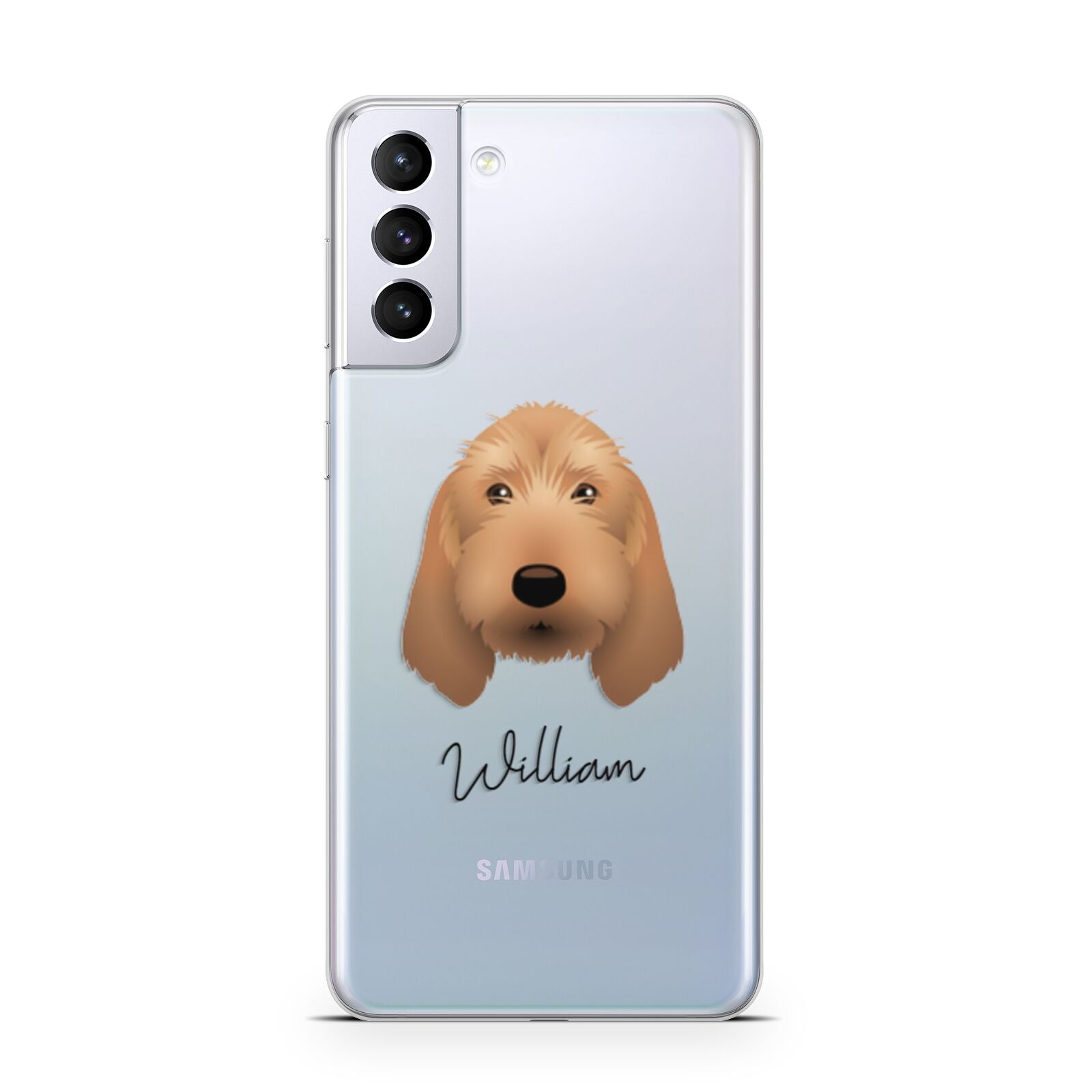 Basset Fauve De Bretagne Personalised Samsung S21 Plus Phone Case