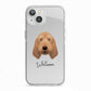 Basset Fauve De Bretagne Personalised iPhone 13 TPU Impact Case with White Edges
