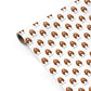 Basset Hound Icon with Name Personalised Gift Wrap