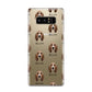 Basset Hound Icon with Name Samsung Galaxy S8 Case