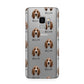 Basset Hound Icon with Name Samsung Galaxy S9 Case