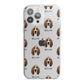 Basset Hound Icon with Name iPhone 13 Pro Max TPU Impact Case with White Edges
