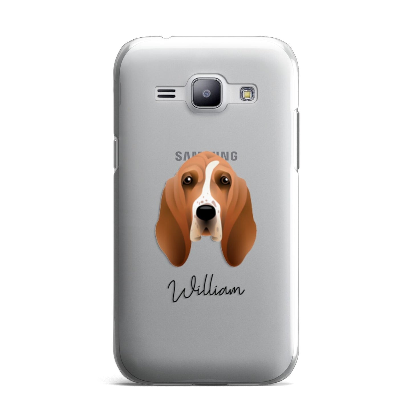 Basset Hound Personalised Samsung Galaxy J1 2015 Case