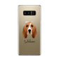 Basset Hound Personalised Samsung Galaxy Note 8 Case