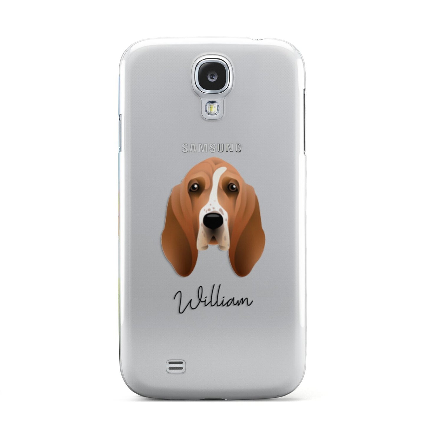 Basset Hound Personalised Samsung Galaxy S4 Case