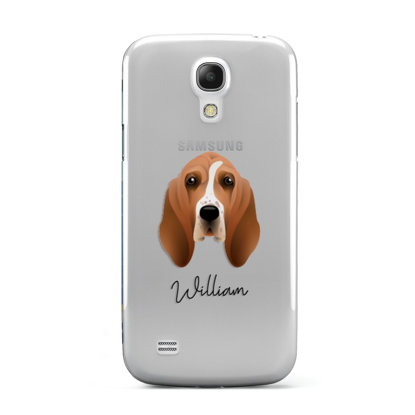 Basset Hound Personalised Samsung Galaxy S4 Mini Case
