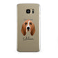 Basset Hound Personalised Samsung Galaxy S7 Edge Case