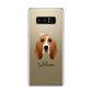 Basset Hound Personalised Samsung Galaxy S8 Case