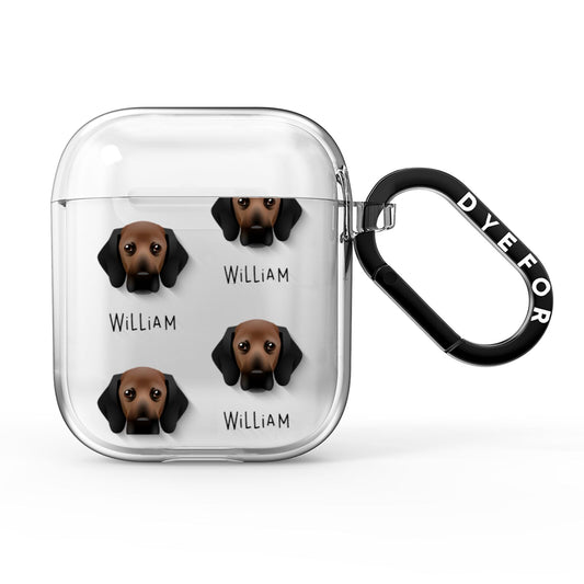 Bassugg Icon with Name AirPods Clear Case