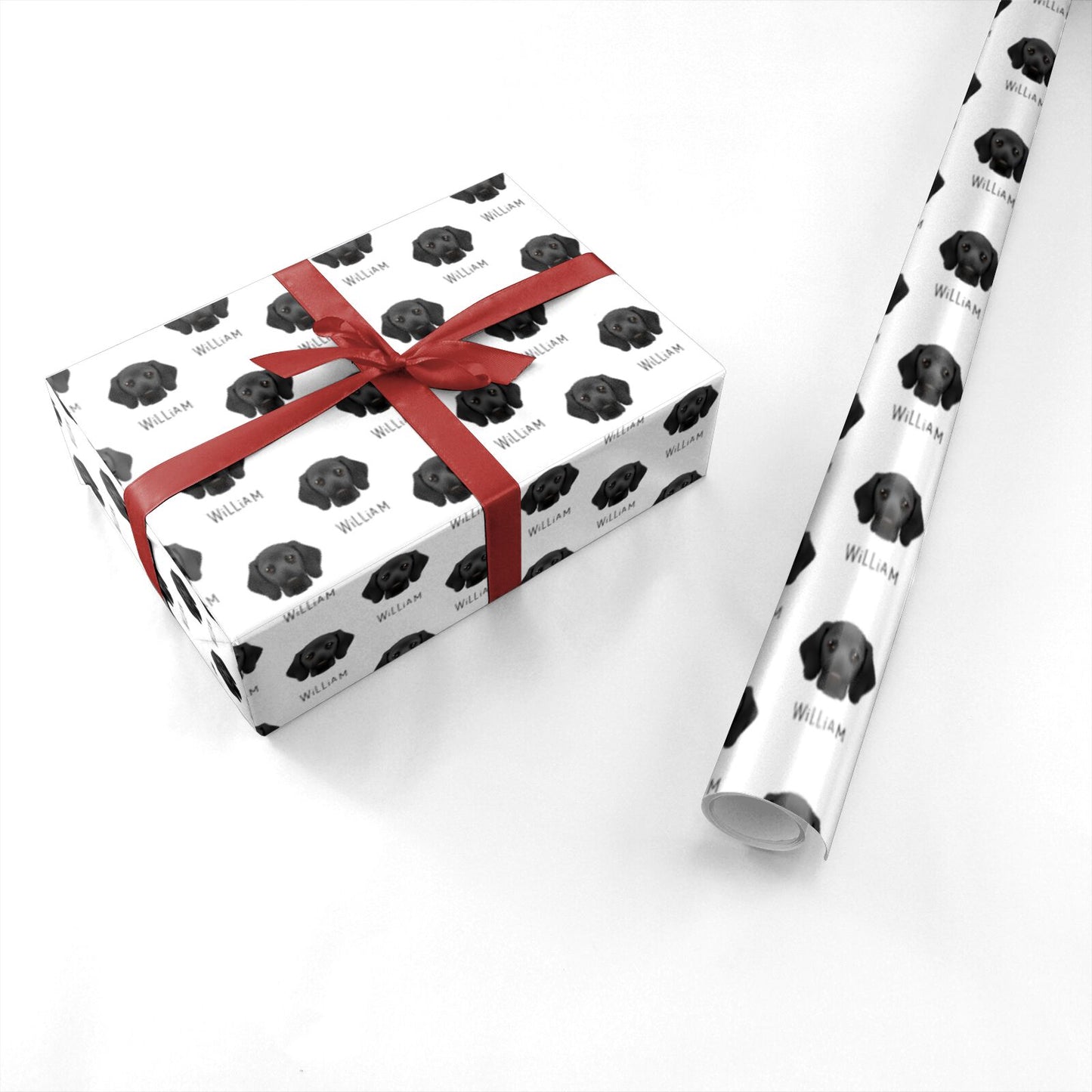 Bassugg Icon with Name Personalised Wrapping Paper
