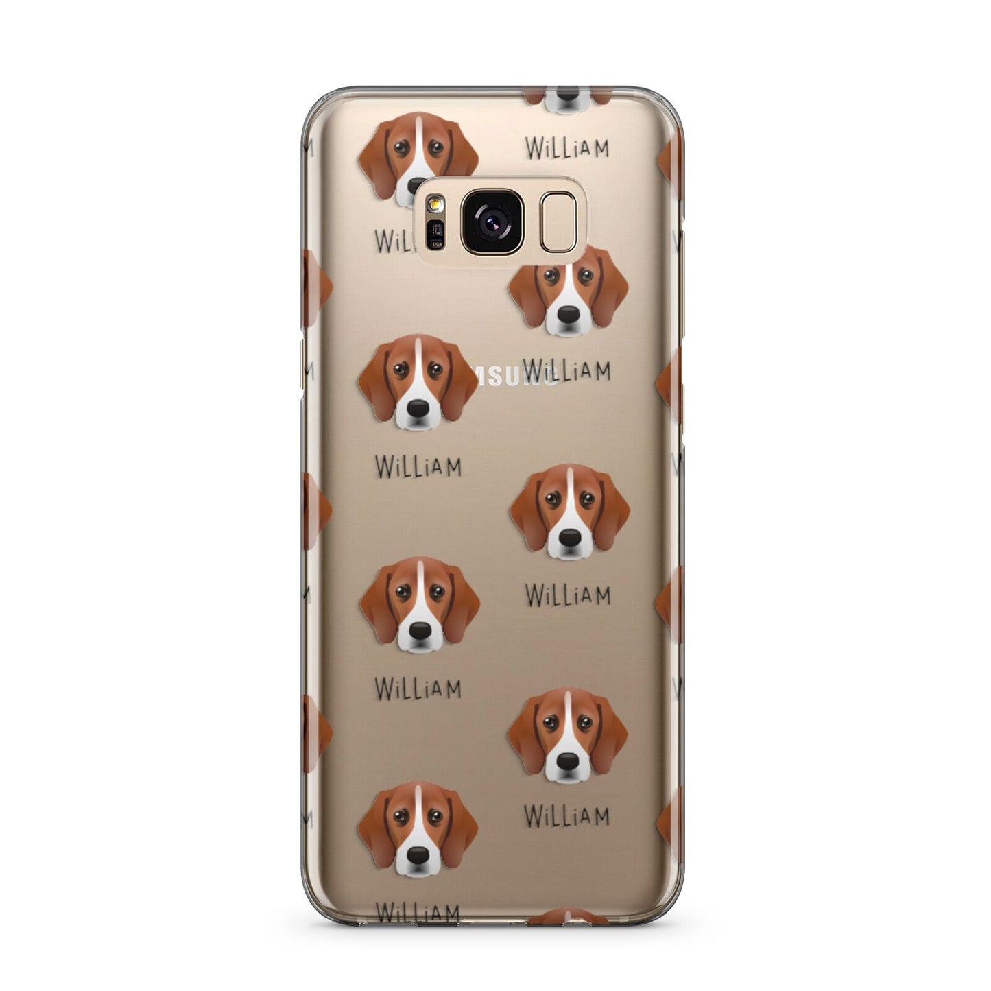 Bassugg Icon with Name Samsung Galaxy S8 Plus Case