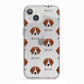 Bassugg Icon with Name iPhone 13 TPU Impact Case with White Edges
