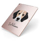 Bassugg Personalised Apple iPad Case on Rose Gold iPad Side View