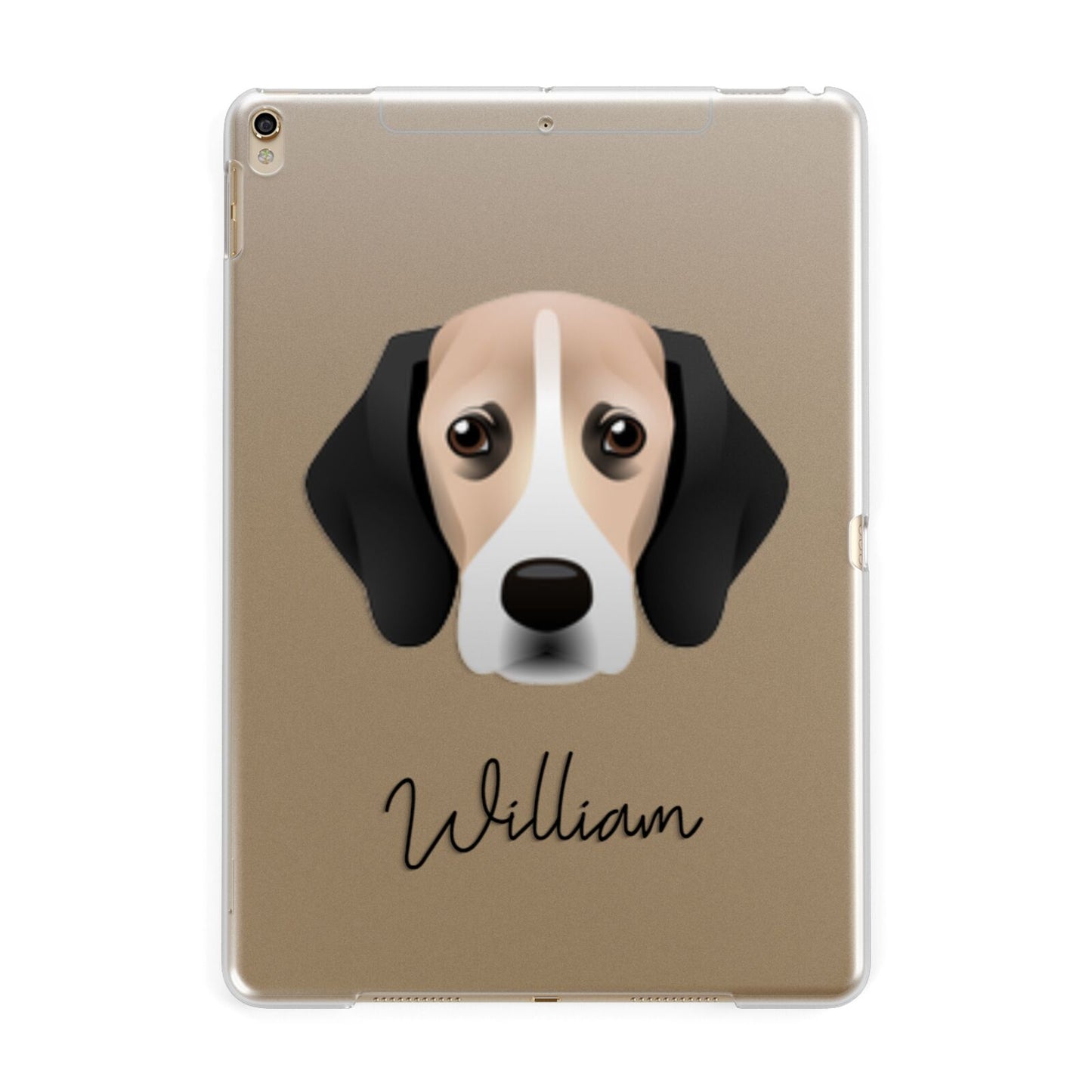 Bassugg Personalised Apple iPad Gold Case