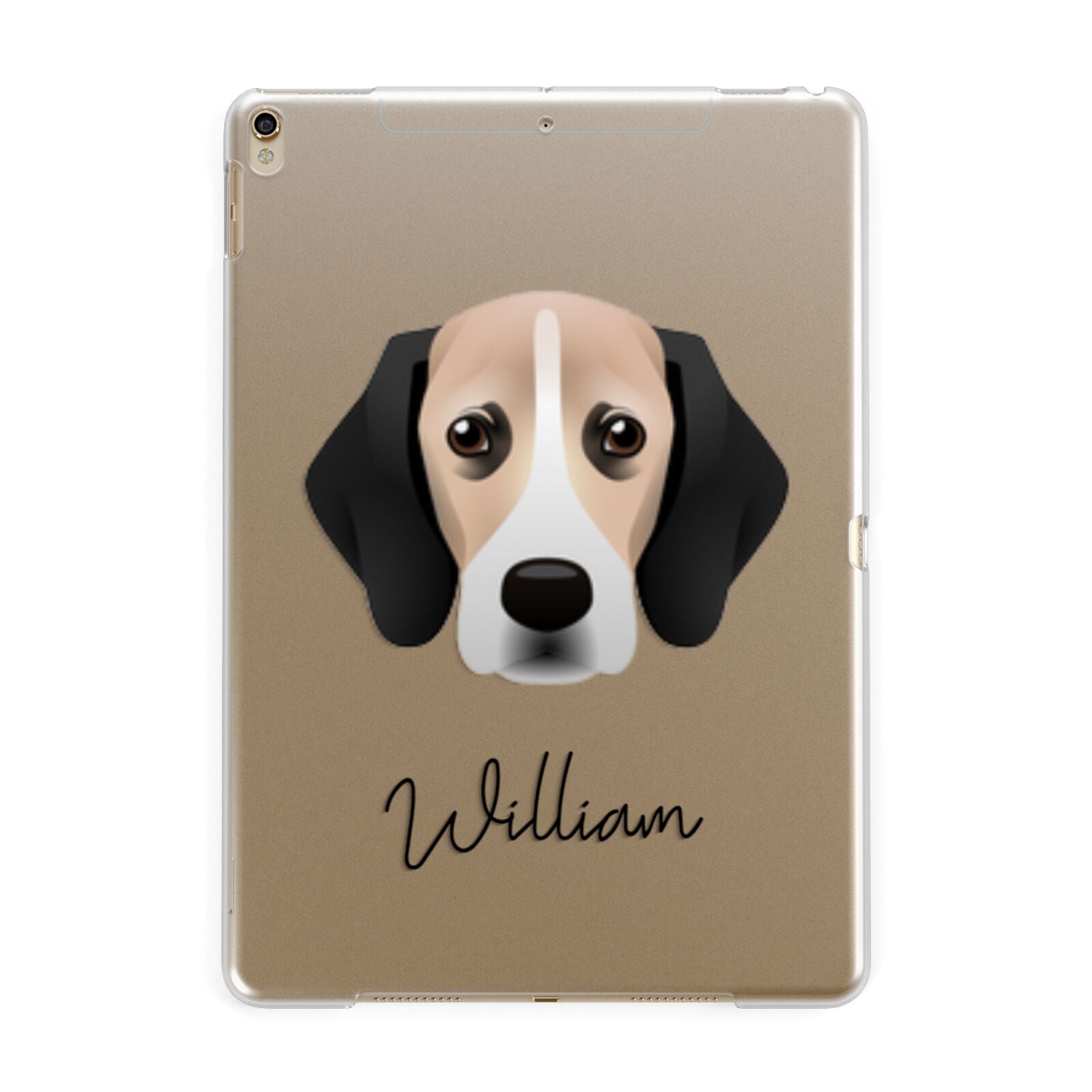 Bassugg Personalised Apple iPad Gold Case