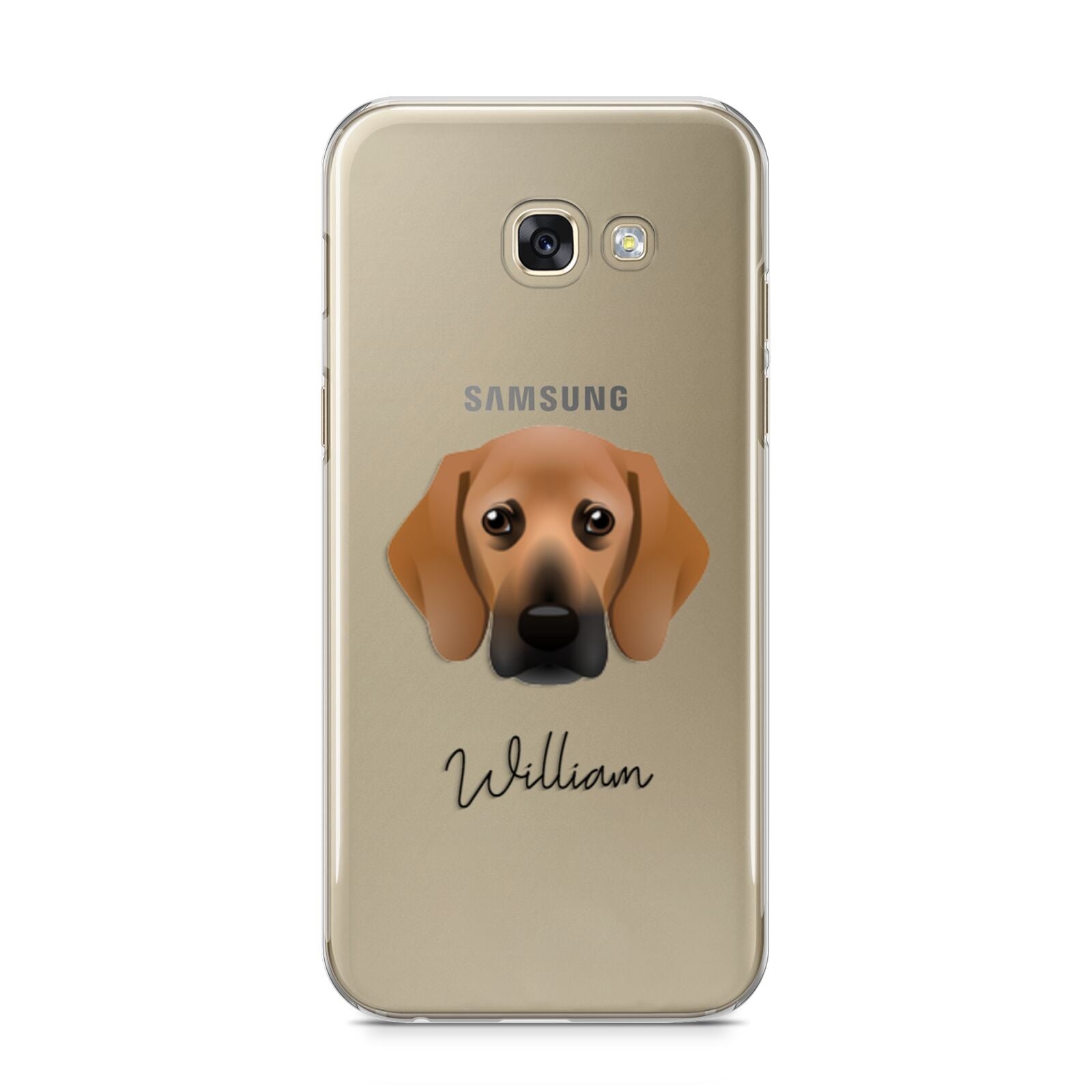 Bassugg Personalised Samsung Galaxy A5 2017 Case on gold phone