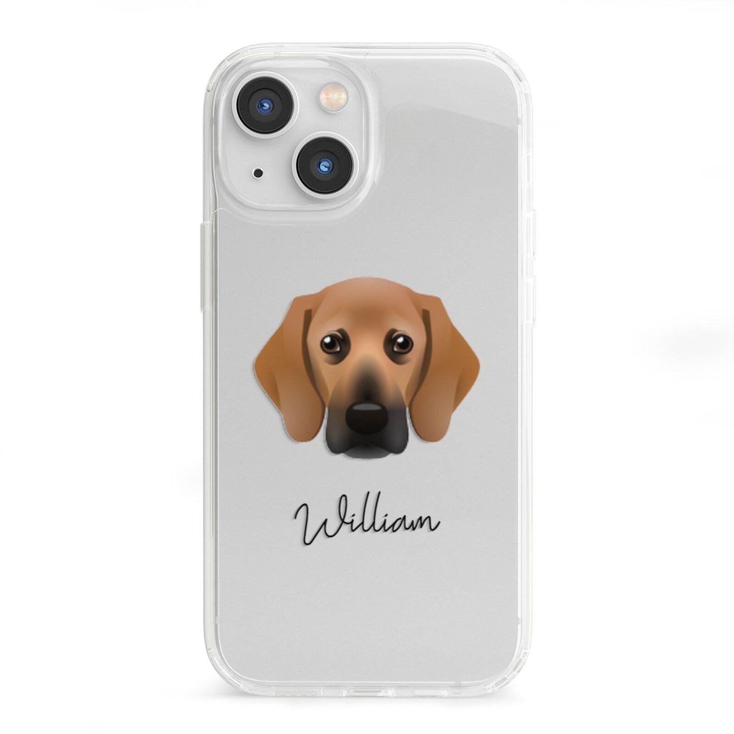Bassugg Personalised iPhone 13 Mini Clear Bumper Case