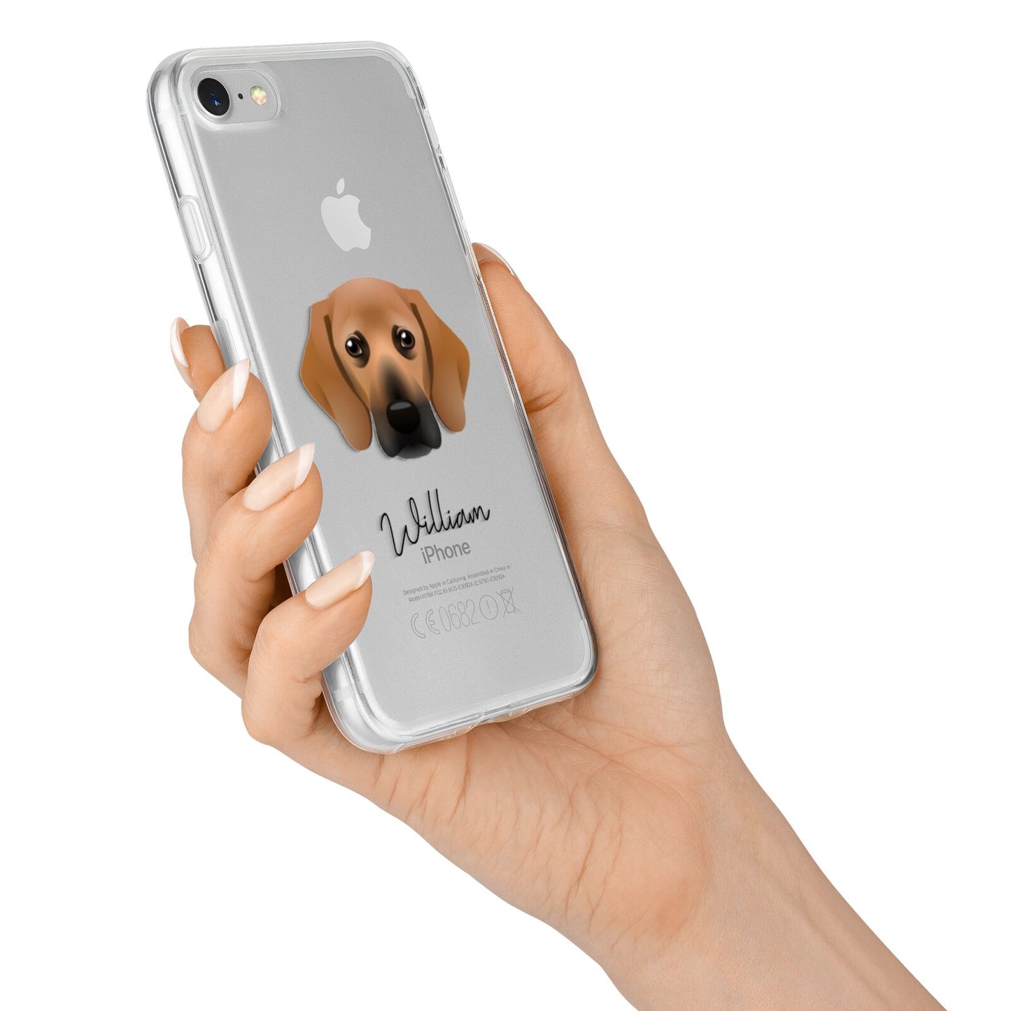 Bassugg Personalised iPhone 7 Bumper Case on Silver iPhone Alternative Image