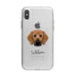 Bassugg Personalised iPhone X Bumper Case on Silver iPhone Alternative Image 1