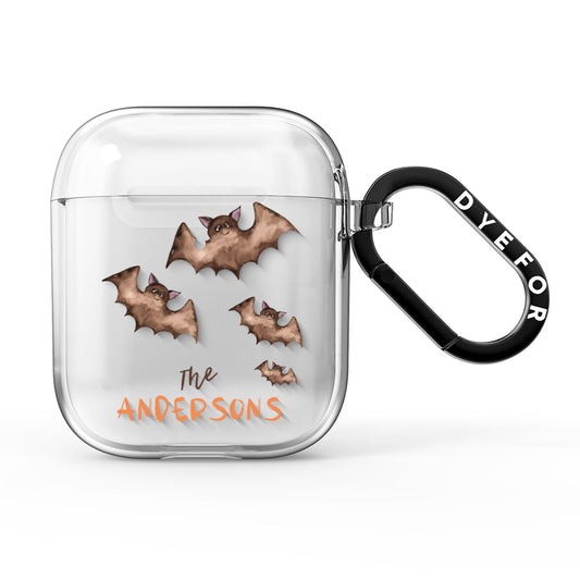Bat Family Personalised AirPods Clear Case