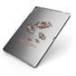 Bat Family Personalised Apple iPad Case on Grey iPad Side View