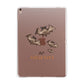 Bat Family Personalised Apple iPad Rose Gold Case