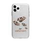 Bat Family Personalised Apple iPhone 11 Pro Max in Silver with Bumper Case
