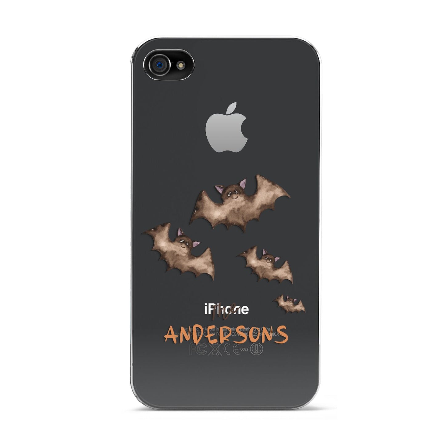 Bat Family Personalised Apple iPhone 4s Case