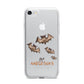 Bat Family Personalised iPhone 7 Bumper Case on Silver iPhone