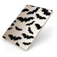 Bat Halloween Print Apple iPad Case on Gold iPad Side View