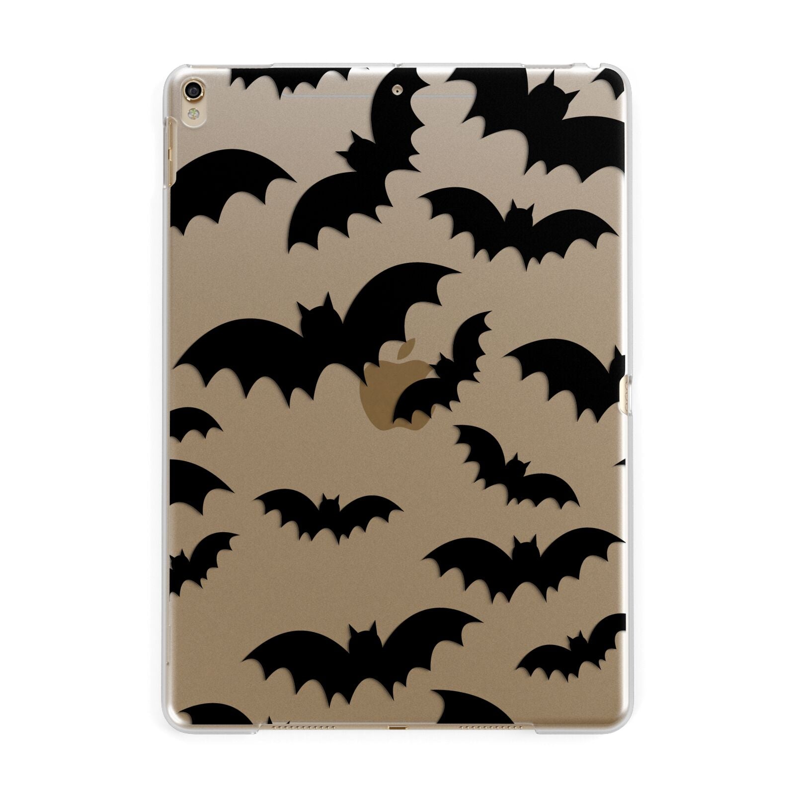 Bat Halloween Print Apple iPad Gold Case
