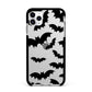 Bat Halloween Print Apple iPhone 11 Pro Max in Silver with Black Impact Case