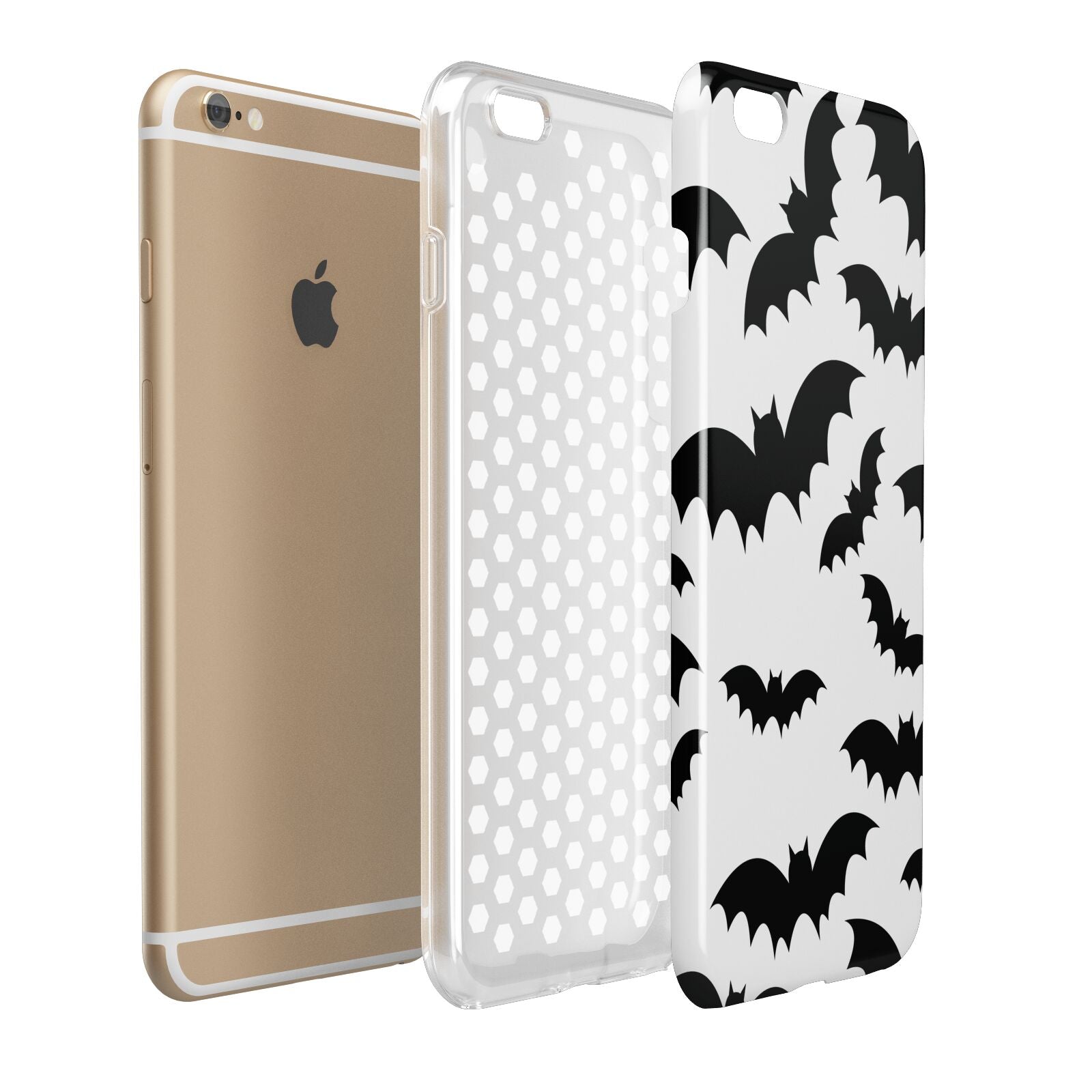 Bat Halloween Print Apple iPhone 6 Plus 3D Tough Case Expand Detail Image