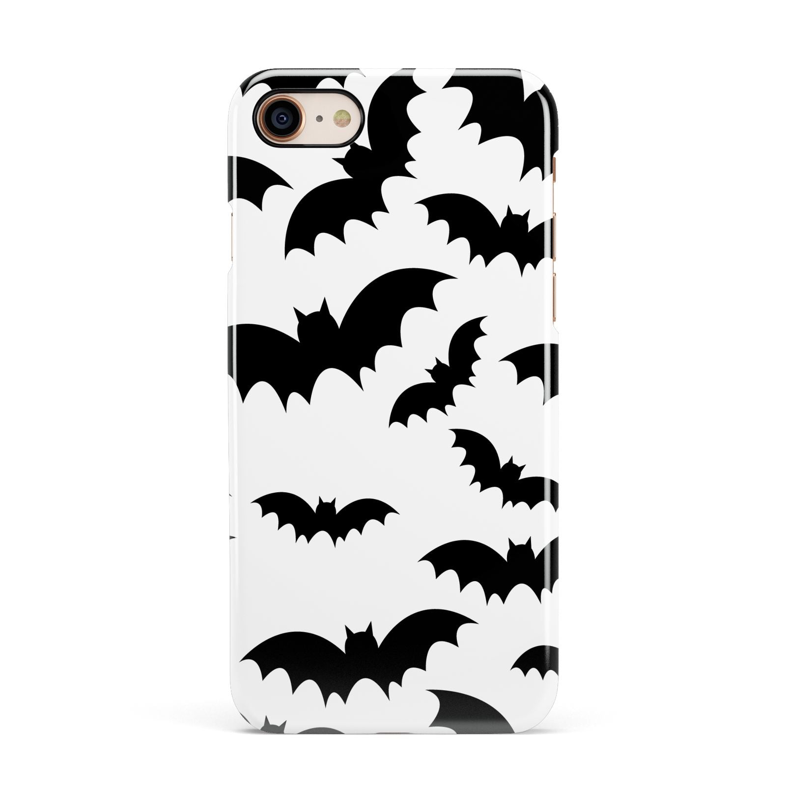 Bat Halloween Print Apple iPhone 7 8 3D Snap Case
