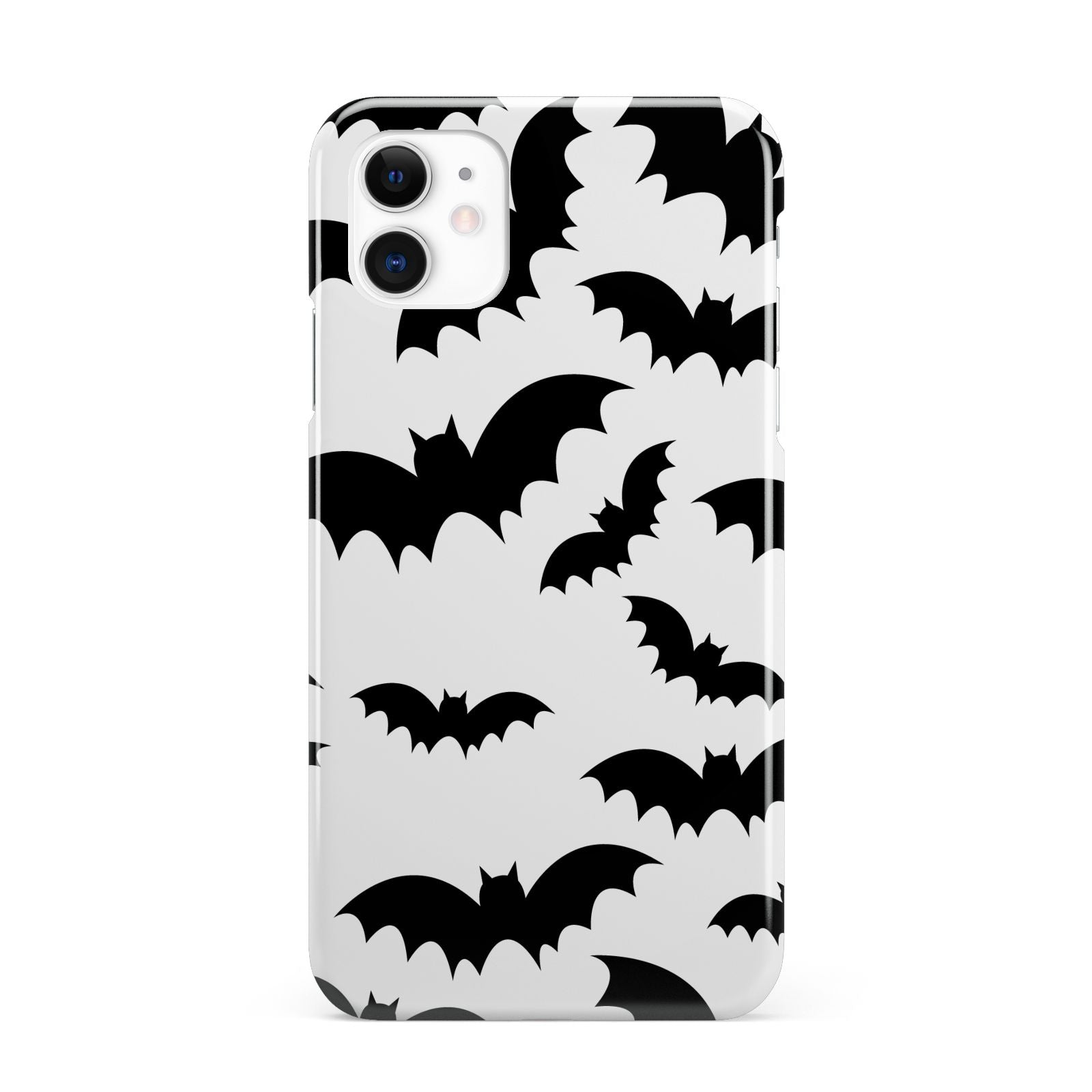 Bat Halloween Print iPhone 11 3D Snap Case