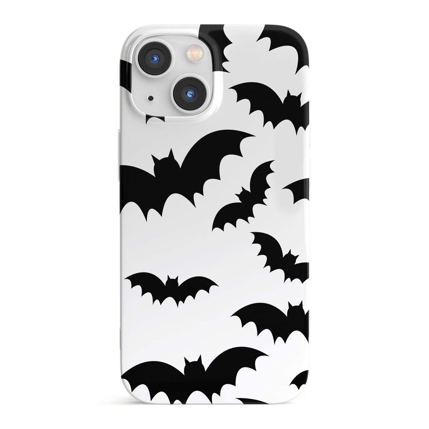 Bat Halloween Print iPhone 13 Mini Full Wrap 3D Snap Case