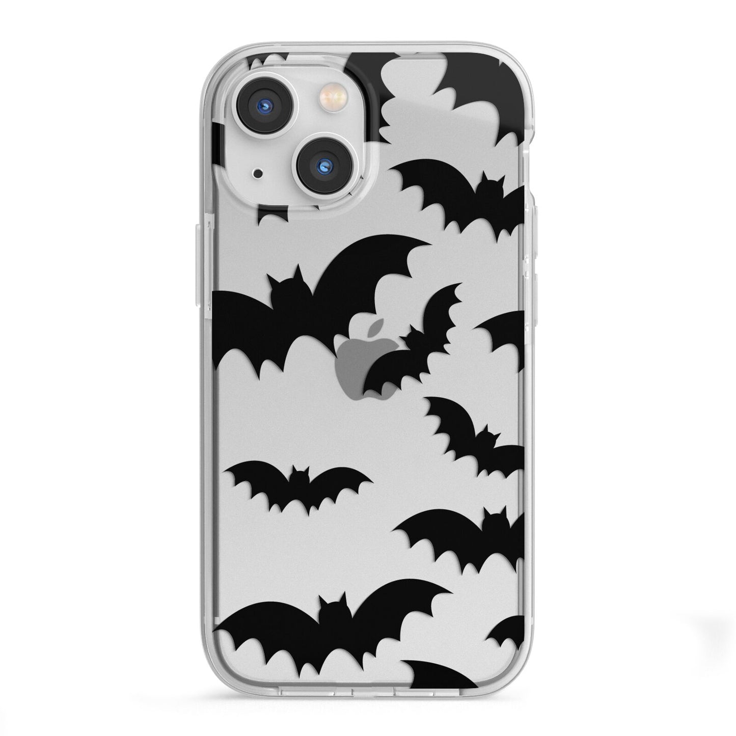 Bat Halloween Print iPhone 13 Mini TPU Impact Case with White Edges