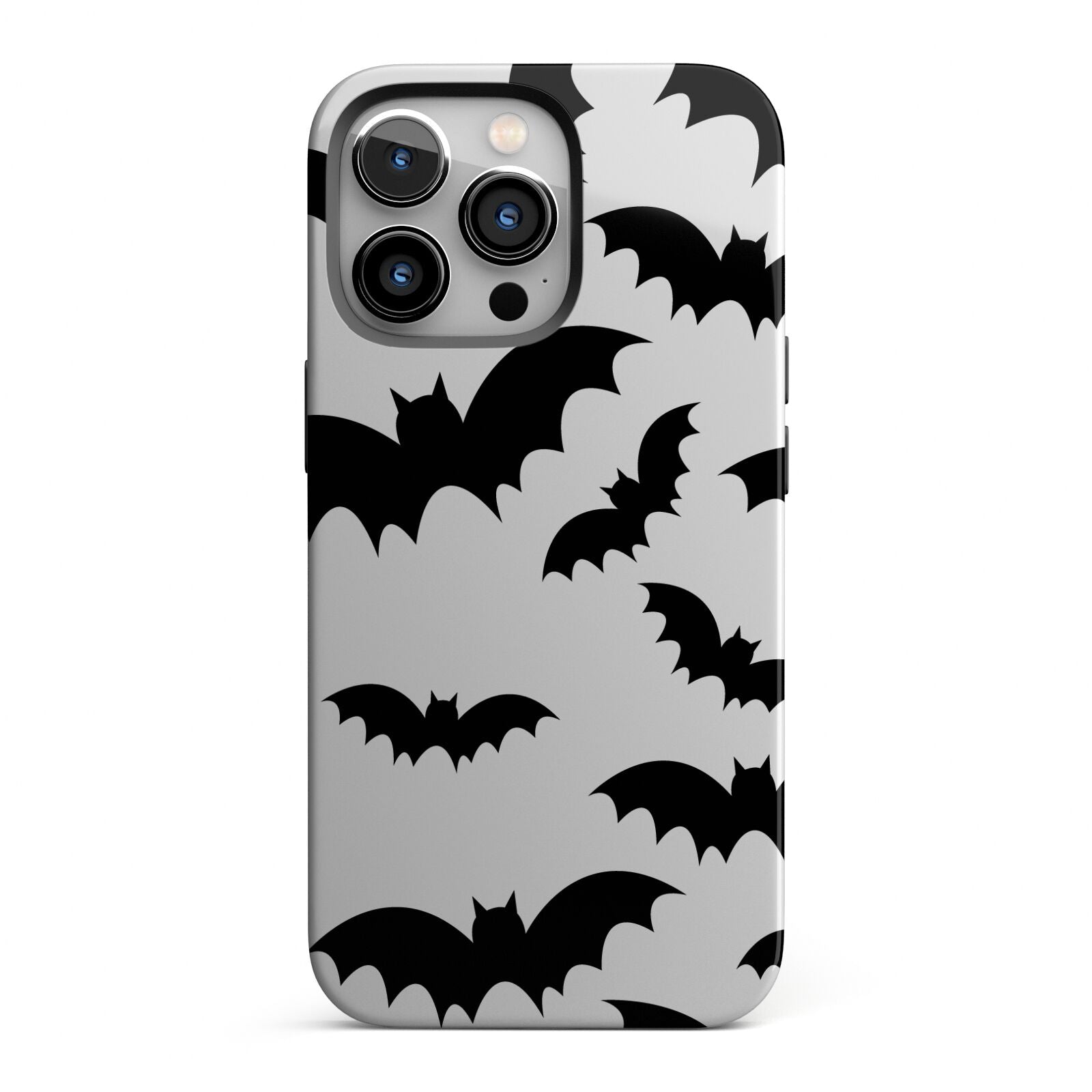 Bat Halloween Print iPhone 13 Pro Full Wrap 3D Tough Case