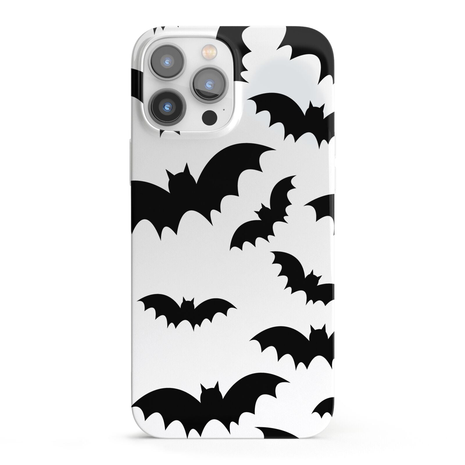 Bat Halloween Print iPhone 13 Pro Max Full Wrap 3D Snap Case